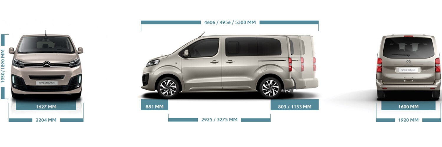 Technical specifications of your Citroën SpaceTourer – Configurator ...